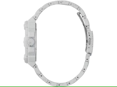 Guess Armbanduhr Active Life Pacific OCEAN PLASTIC weiß GW0507G2